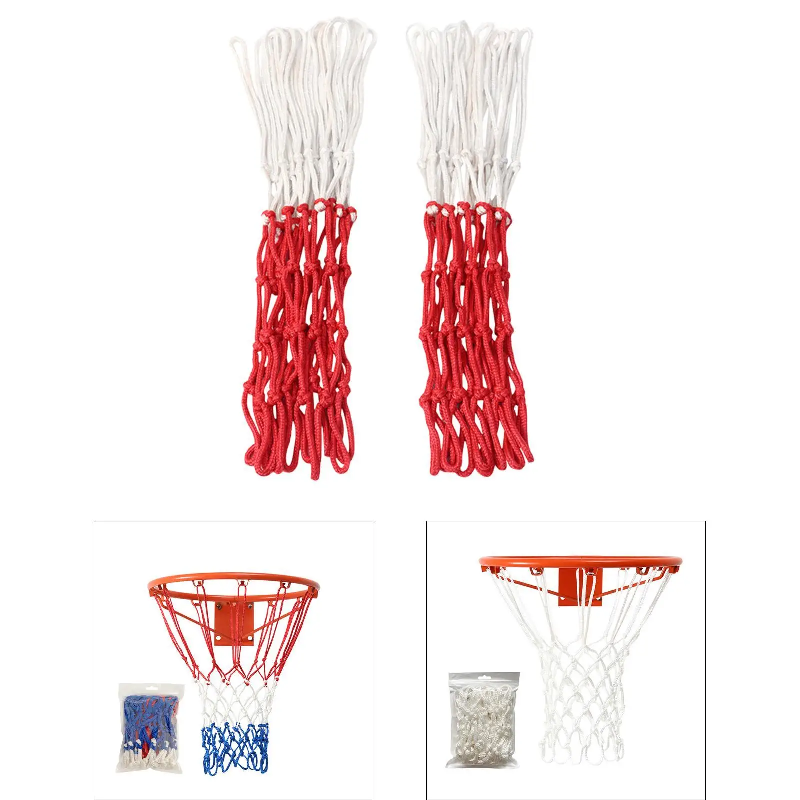 

Basketball Net Replacement Portable Basketball Hoop Net for Park Gym School