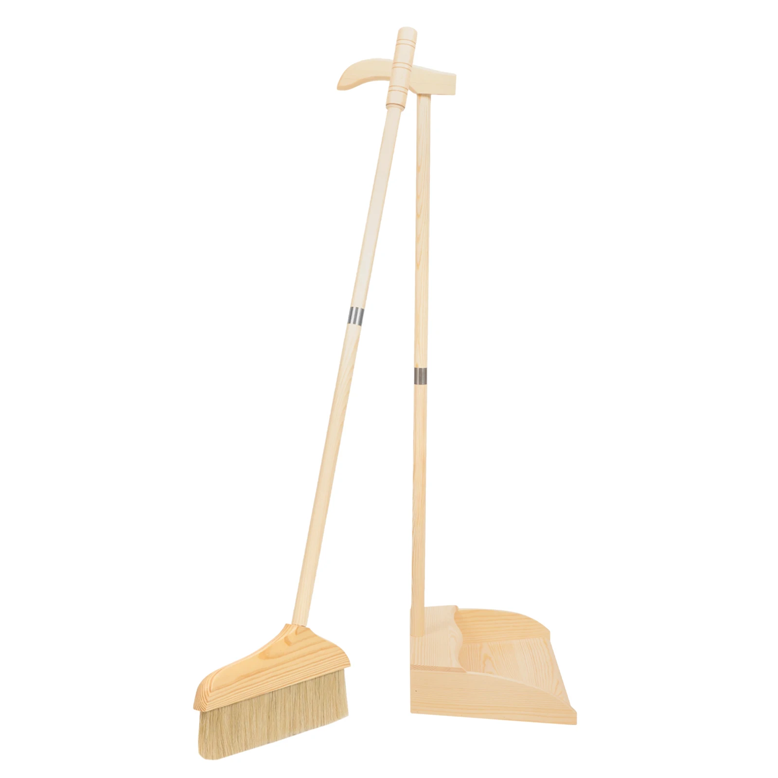 

1 set 1 Set Broom Dustpan Set Soft Bristle Long Handle For Home Garage Workshop Mall Floor Cleaning Tool Household Supplies