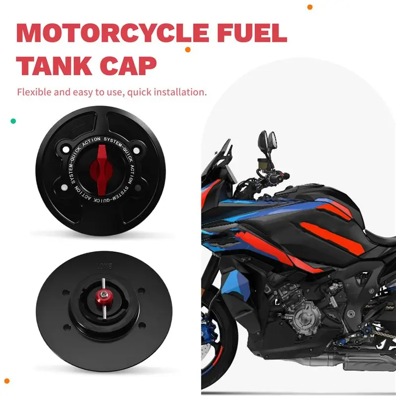 NEW HOT In Stock-Quick-Release Fuel Tank Cover For BMW S1000RR M1000RR S1000R M1000R- Motorcycle Keyless Fuel Tank Cap