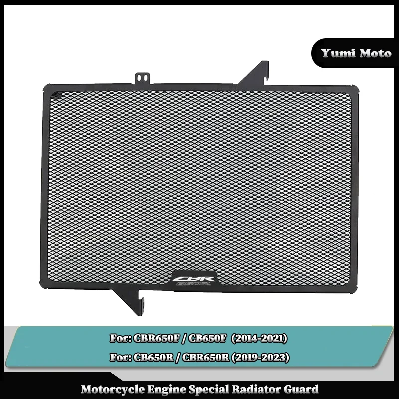 

For Honda CBR650R CB650R CBR650F CB650F 14-23 Motorcycle Radiator Grille Cover Guard Stainless Steel Anti-Corrosion Protection