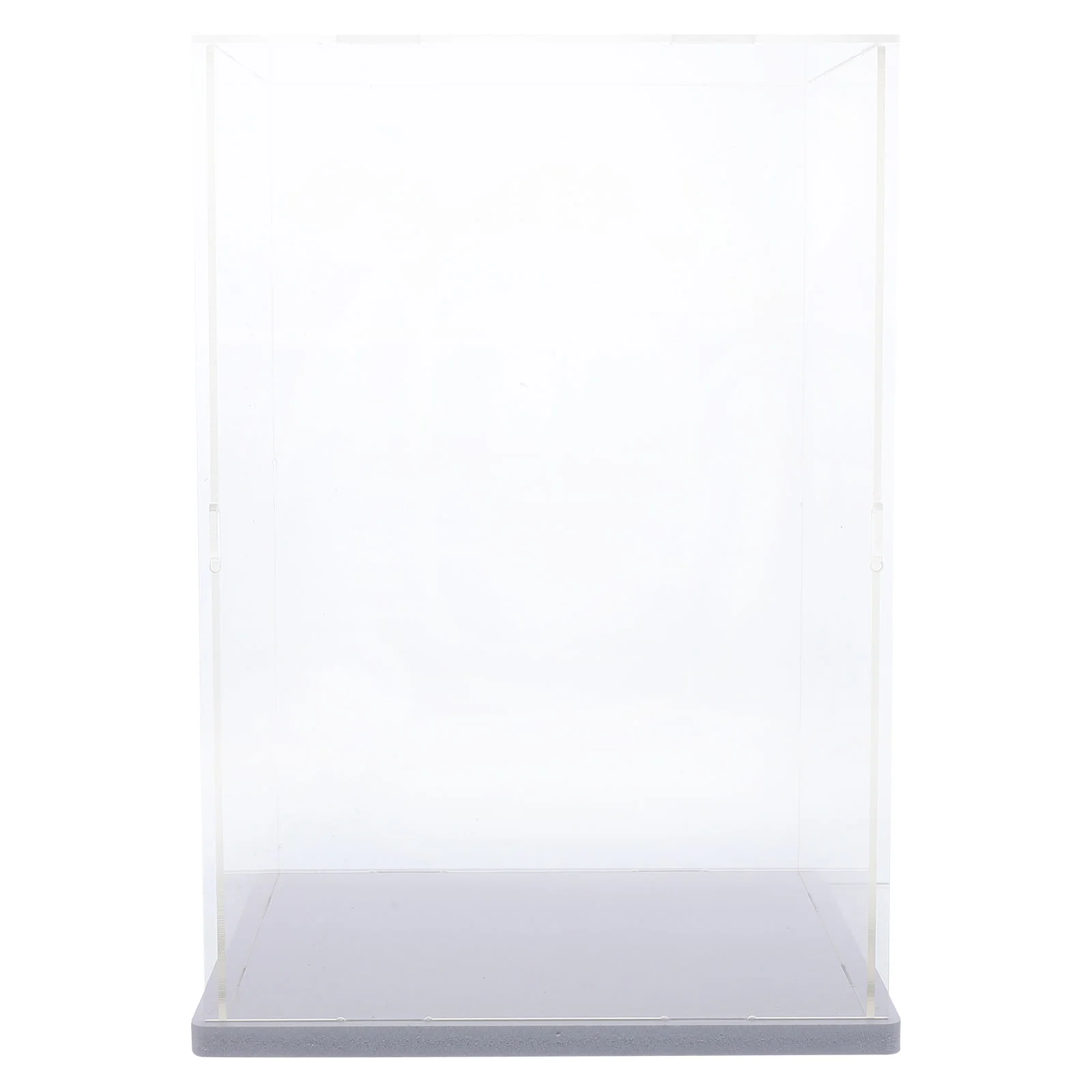 

Figurine Display Case Acrylic Transparent Show Cases Clear Vertical for Home Figure