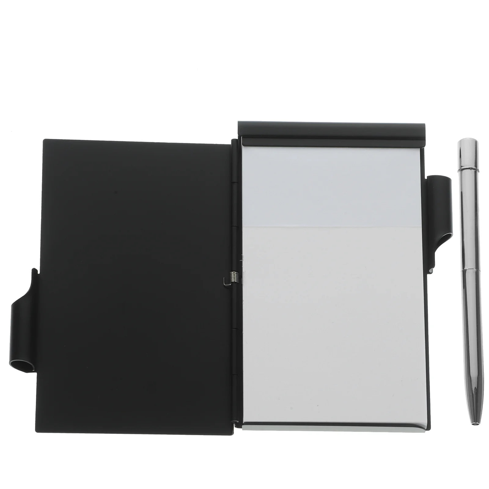 Mini Notebook Notepad Journal Business Small Notebooks 3x5 Metal Shell Memo Pads Divider