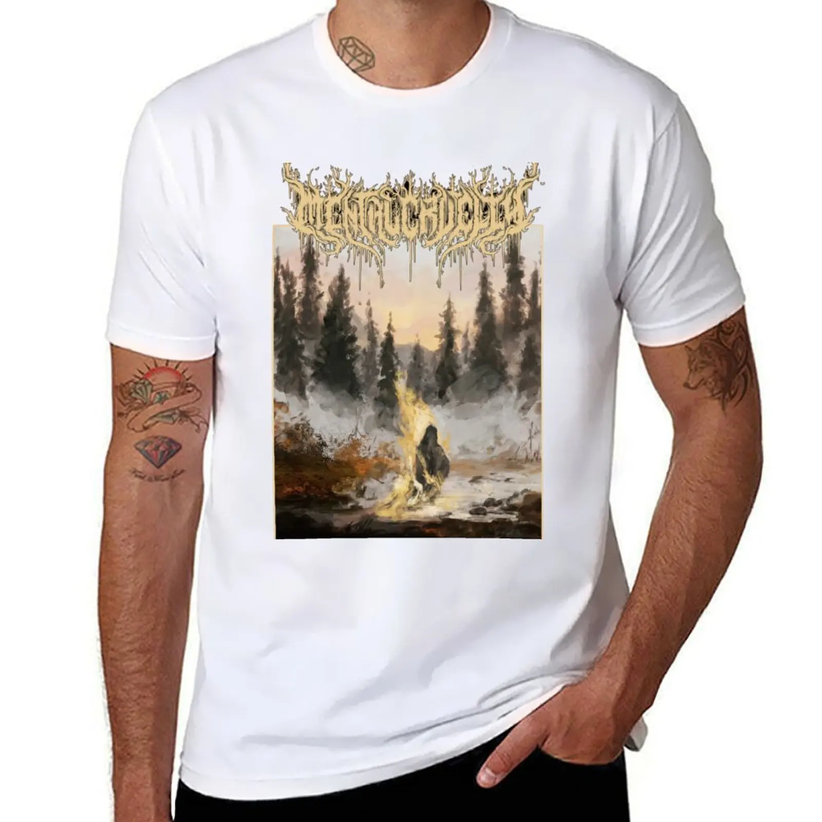 

Mental Cruelty King Ov Fire T-Shirt t shirts for man cotton man t shirt heavy cotton T-Shirt