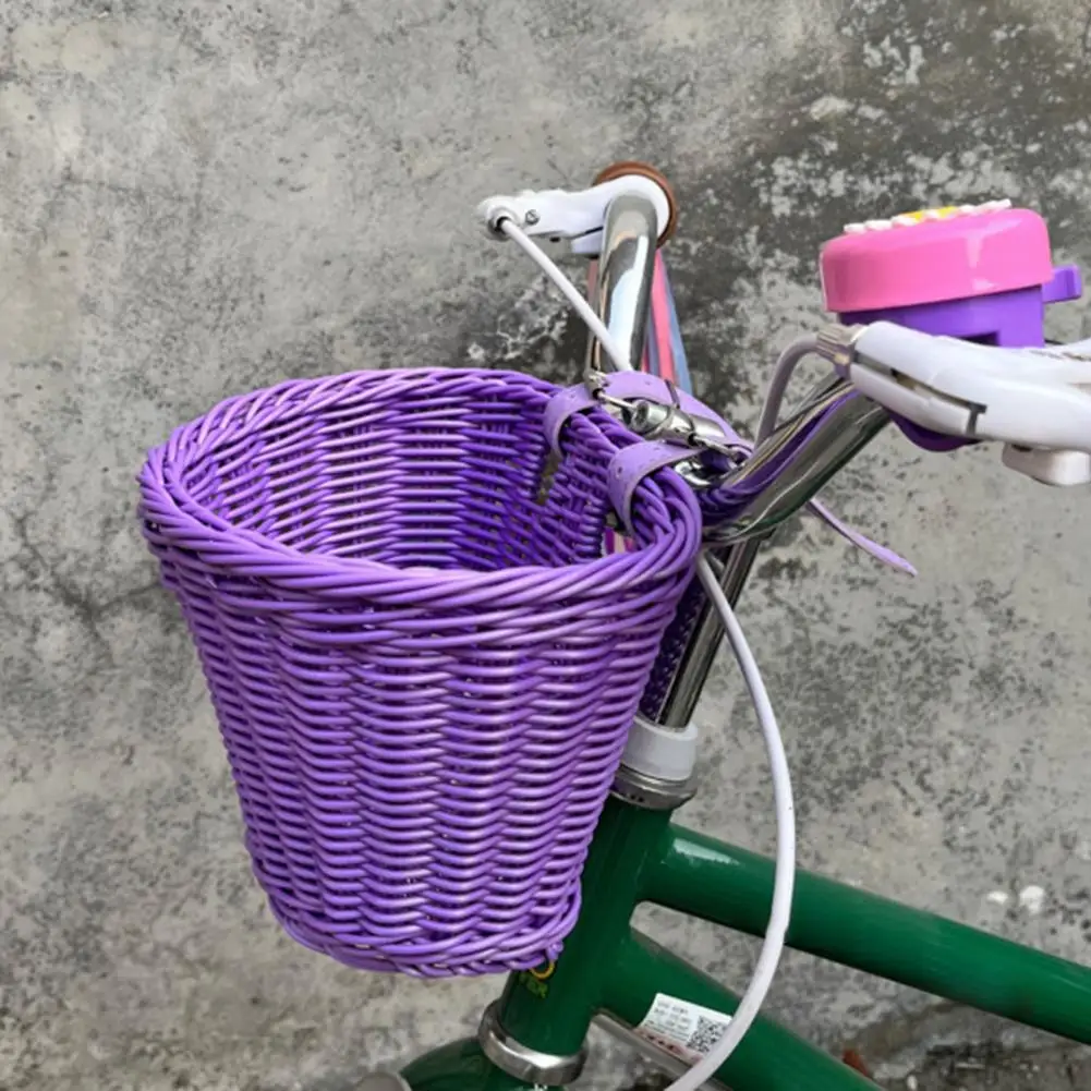 1 Set Stylish Thickened Bicycle Basket Universal Bicycle Container Work with 14/16 Inch Bike Hanging Basket for Bicycle