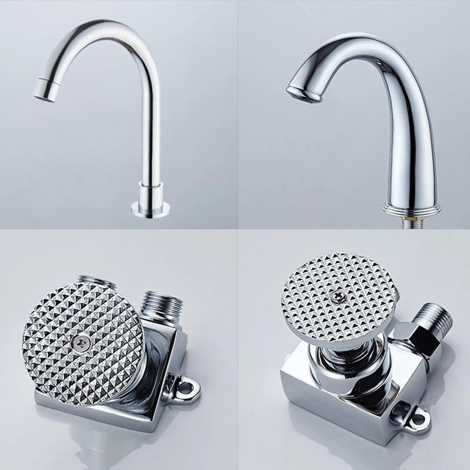 

Foot Pedal Valve Bathroom Basin Faucet Tap Pedal Water Faucets slant type faucet switch kitchen restaurant Accessories