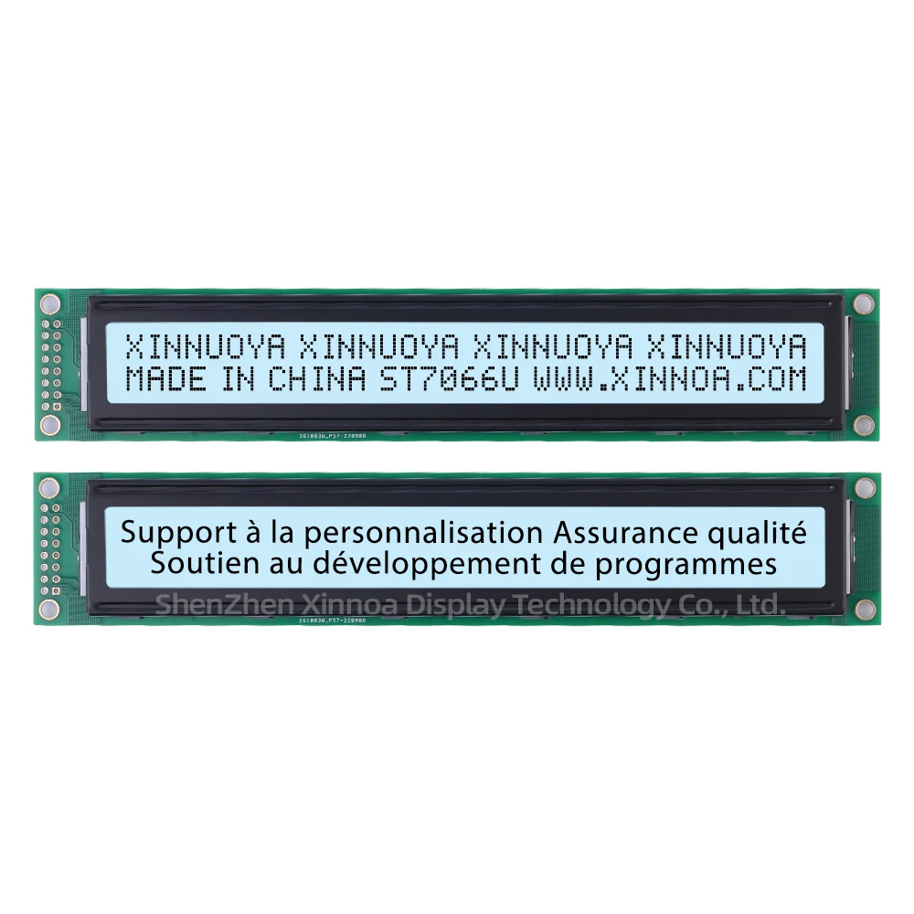 Módulo de Tela de Caracteres LCD, Filme Azul Gelo, Letras Negras, Europeu, 4002A, Módulo de Exibição LCM, 3.3V, 5V, 184x 33mm