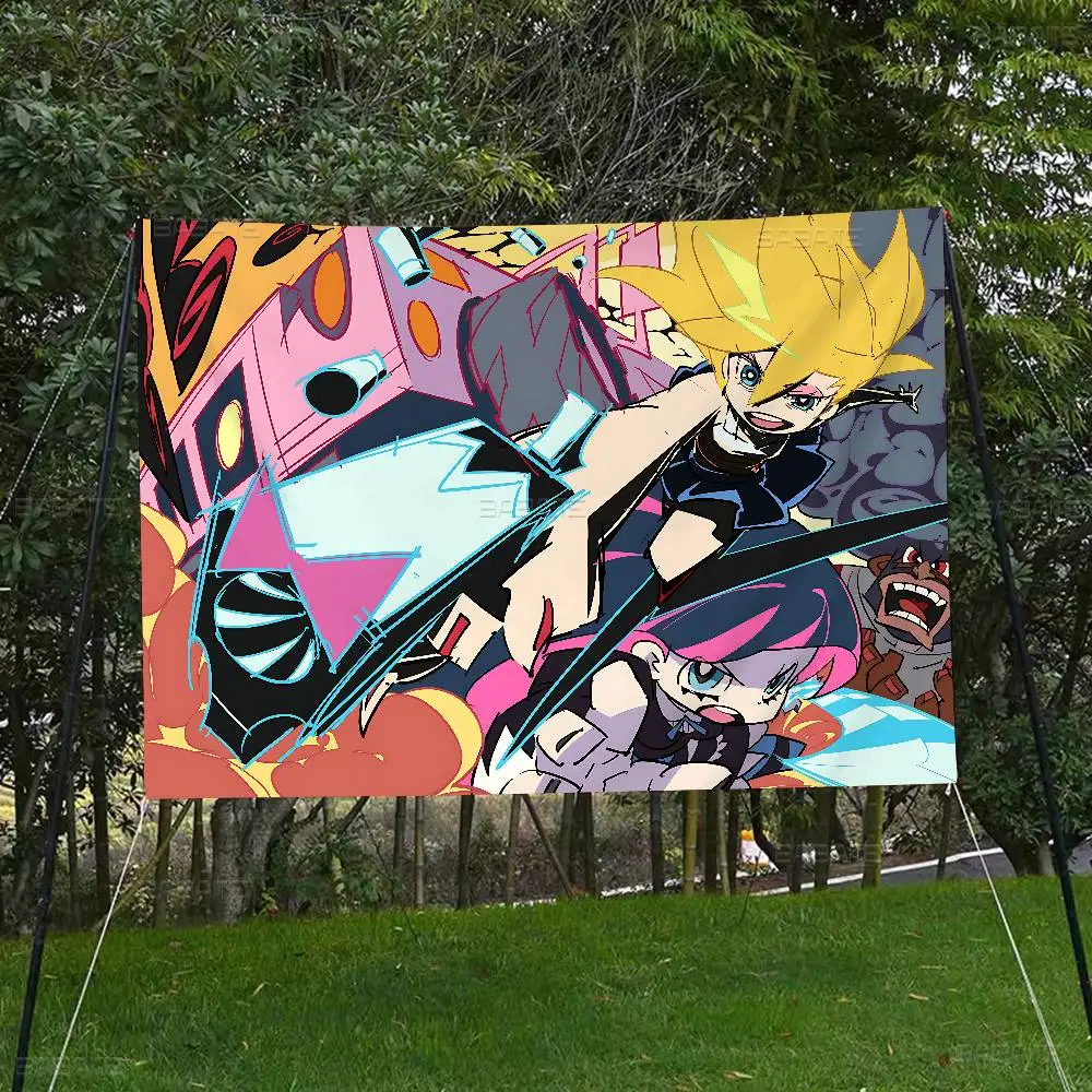 Cartoon P-Panty & Stocking DIY Flag For Family Group Photo Living Room Home Dorm Decor Wall Art Decor Banner