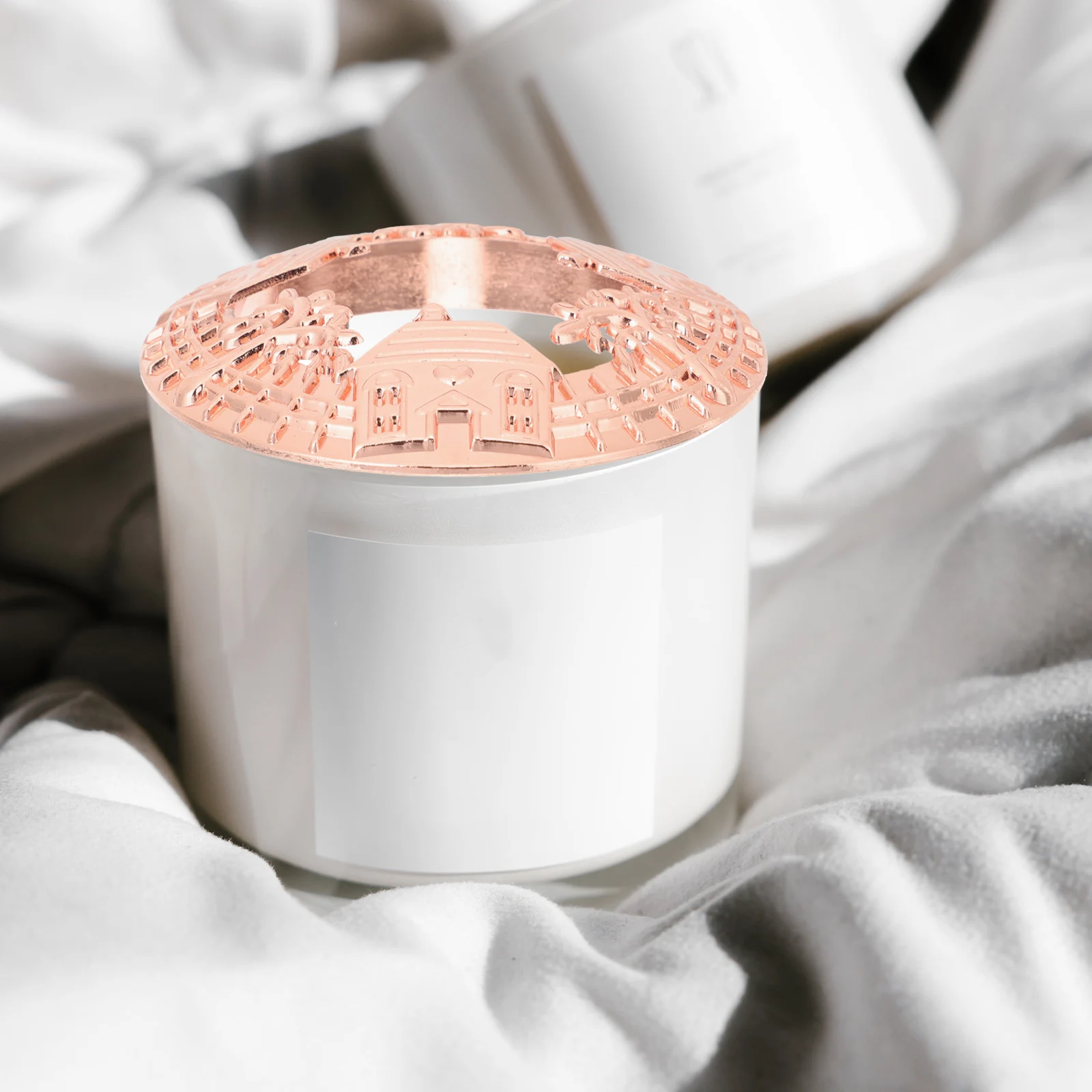 

Zinc Alloy Windproof Metal Hollow Aroma Scented Lid Not Break Long Metal Cover Use Safe Shade Simple Apply
