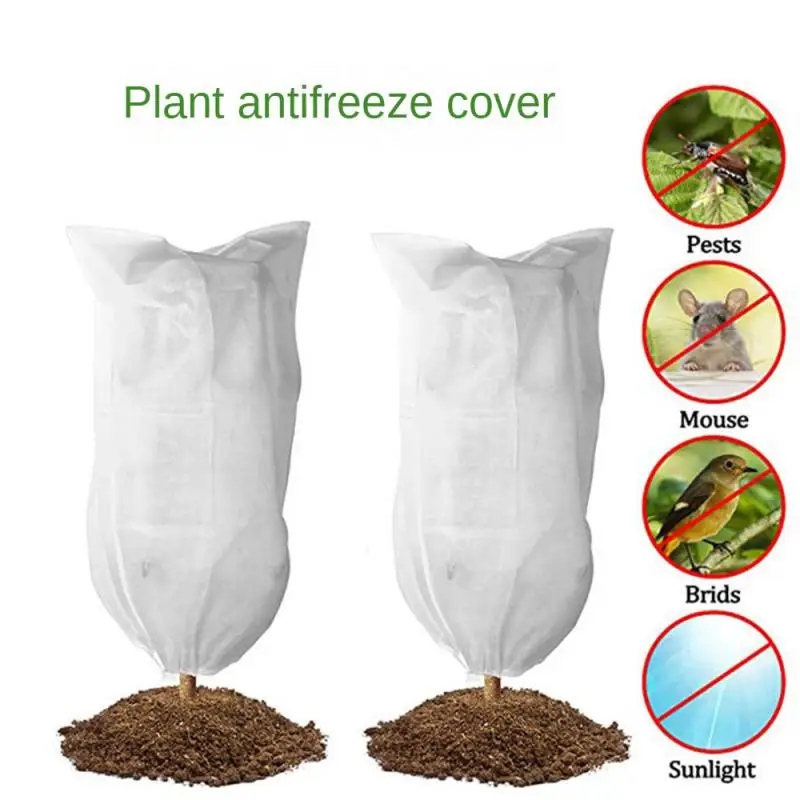 Plant Cover Winter Warm Cover Tree Shrub Plant Protecting Bag Frost Protection For Yard Garden Plants Small Tree Against Cold