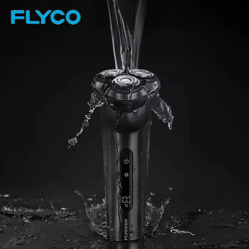 

Flyco FS928 Новая мужская интеллектуальная индукционная электробритва 3D плавающая бархатная бритва для мытья водой модная портативная бритва быстрая зарядка