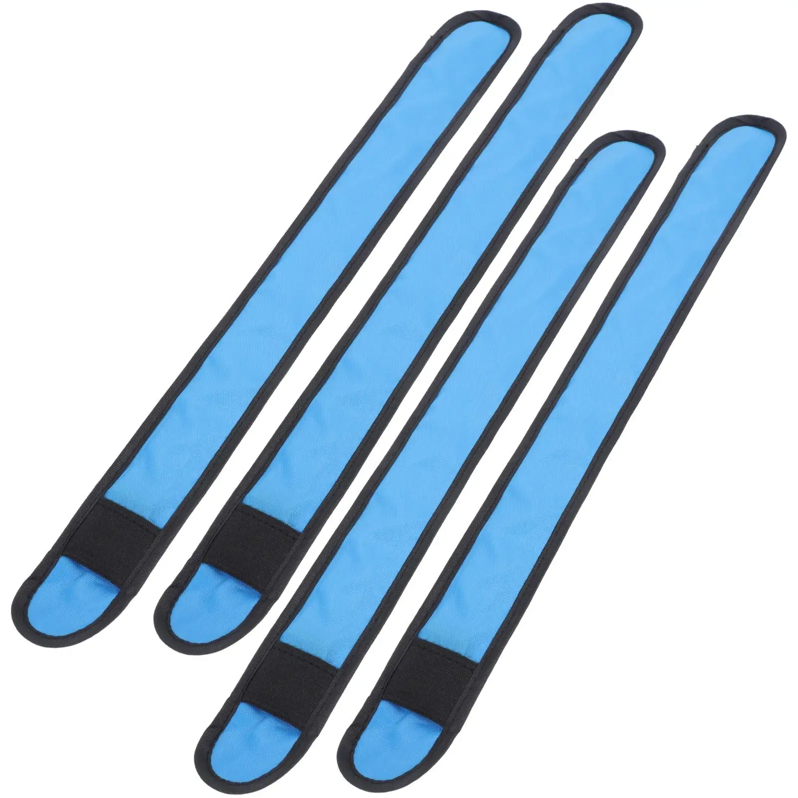 4 Pcs 스트랩 조정 가능한 승마 다리 스트랩 액세서리 야간 가시성 발목 말 용품 랩 말 용품