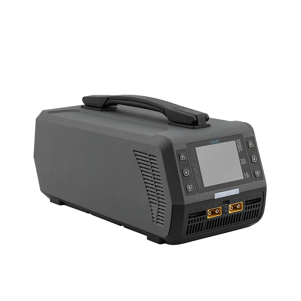 ToolkitRC M8DAC intelligent charger 2-channel 1-8S IPS display AC 1200W 50A 30A model