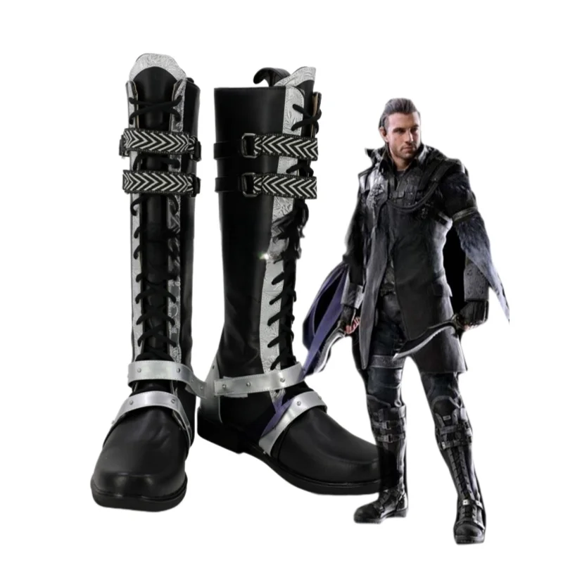 Game Final Fantasy  XV Nyx Ulric cosplay shoes Boots