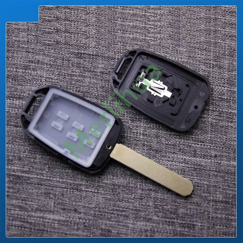 FOR Honda Car New‑Style Straight Remote Fob Shell Replacement Housing Compatible With Crider Breeze City Fit Greiz Jade