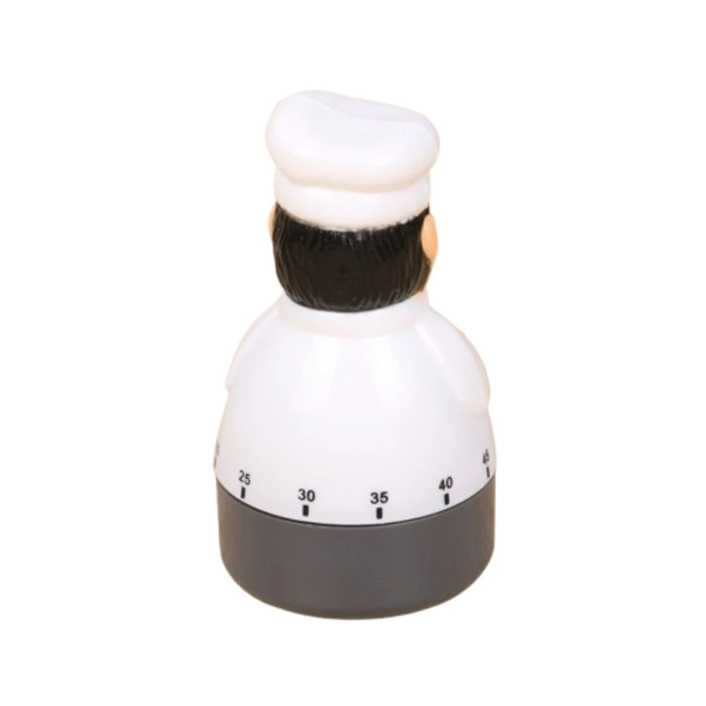Cartoon Kitchen Timer Digital Mechanical Reminder Countdown Cooking Time Manager Clock Multipurpose Chef Shaped