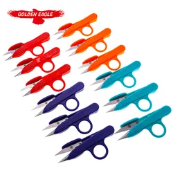 1Pcs Eagle brand yarn scissors, cross stitch U-shaped small scissors, plastic thread head scissors, fish thread scissors, TC800