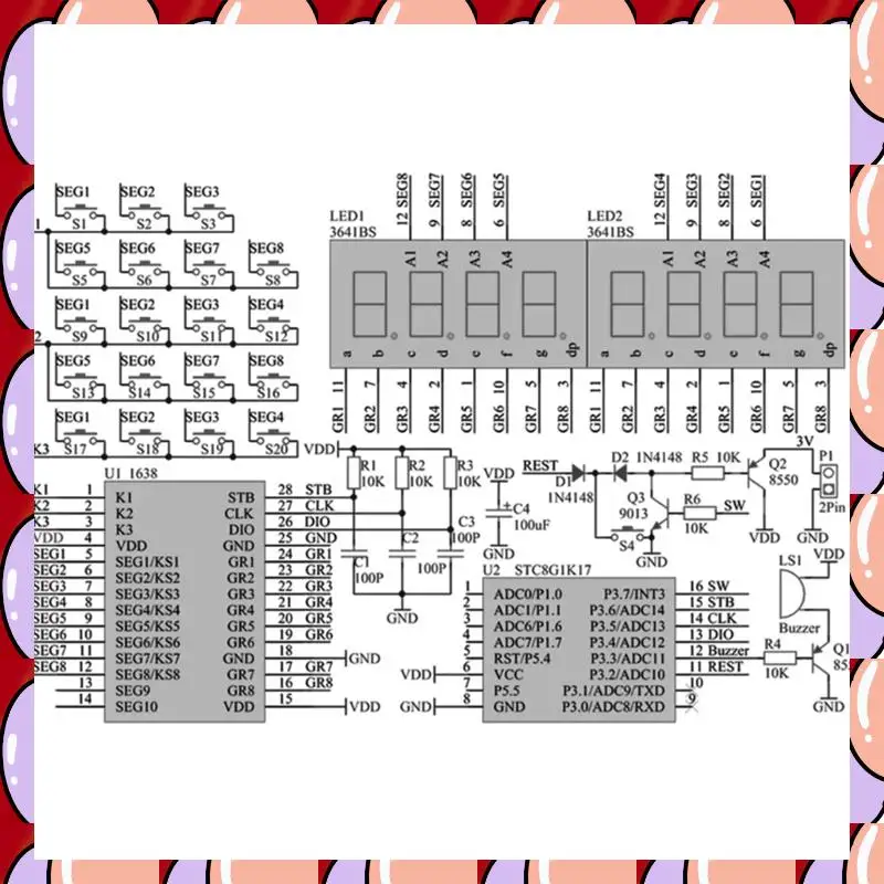 

A72Z обучение пайке с наборами калькуляторов со светодиодной цифровой трубкой DIY, управляемым микроконтроллером 51, для проекции преобразования сопротивления