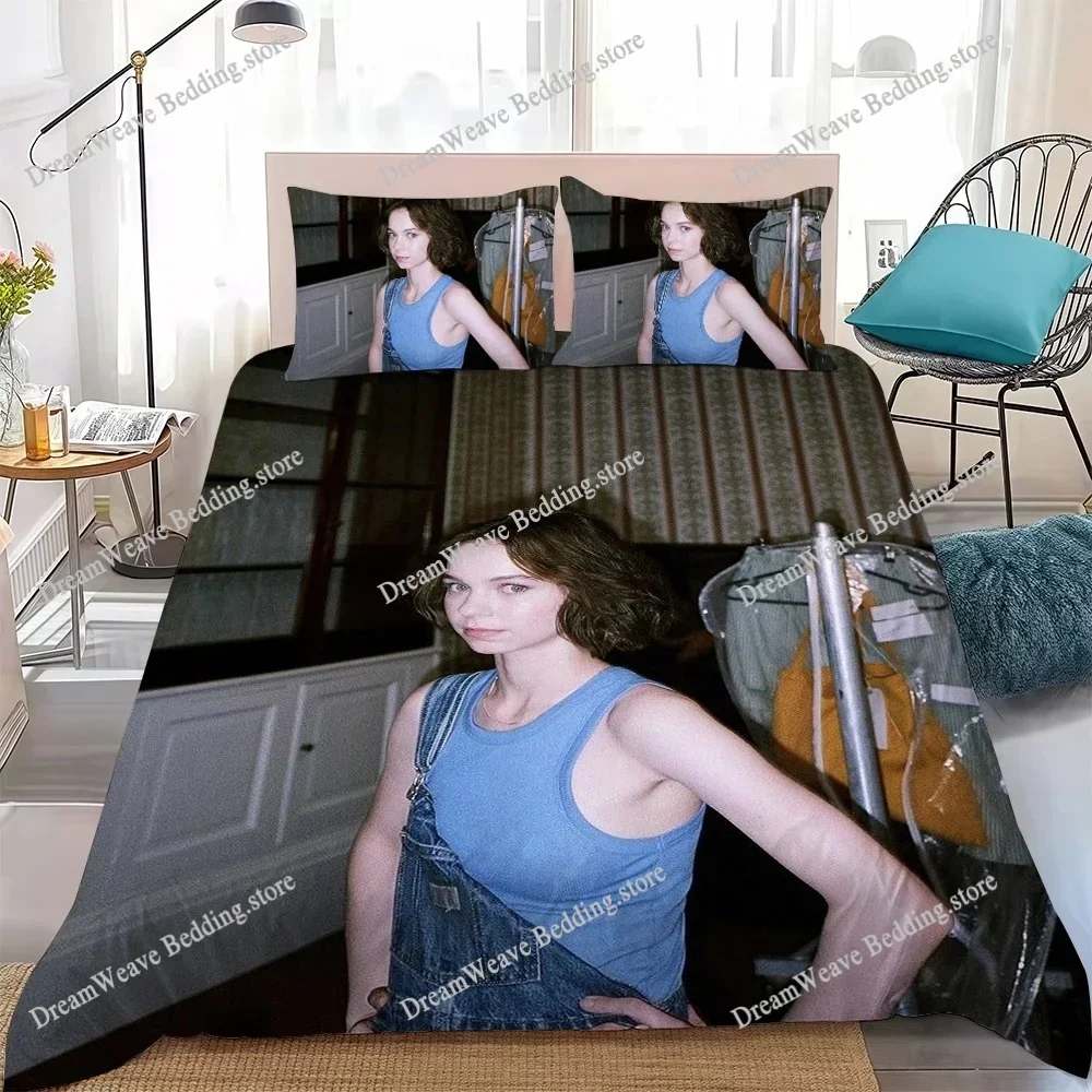Emma M-Myers American actress Duvet Cover Set Home Style Bedding Soft Laundry Cotton Bed Student Dormitory GiftFQH