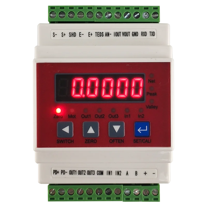 Weighing Sensor Instrument High-Precision Digital Display Force Measurement Sensor Rs232/485 Pressure Sensor Display Transmitter