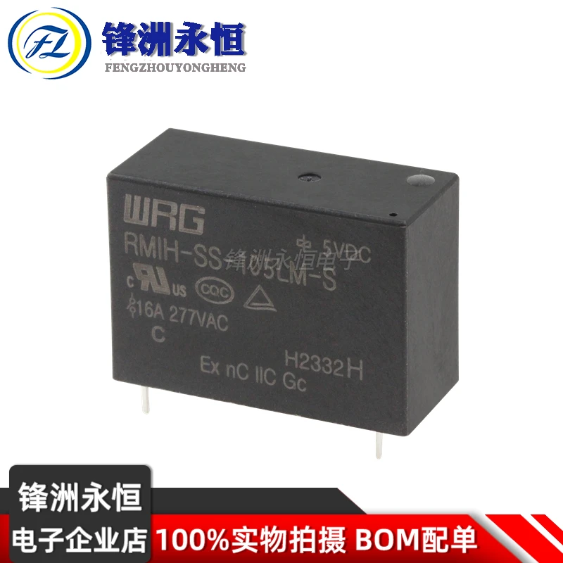 

Relay RMIH-SS-124LM-S 105 124 VDC 4-pin 16A normally open genuine