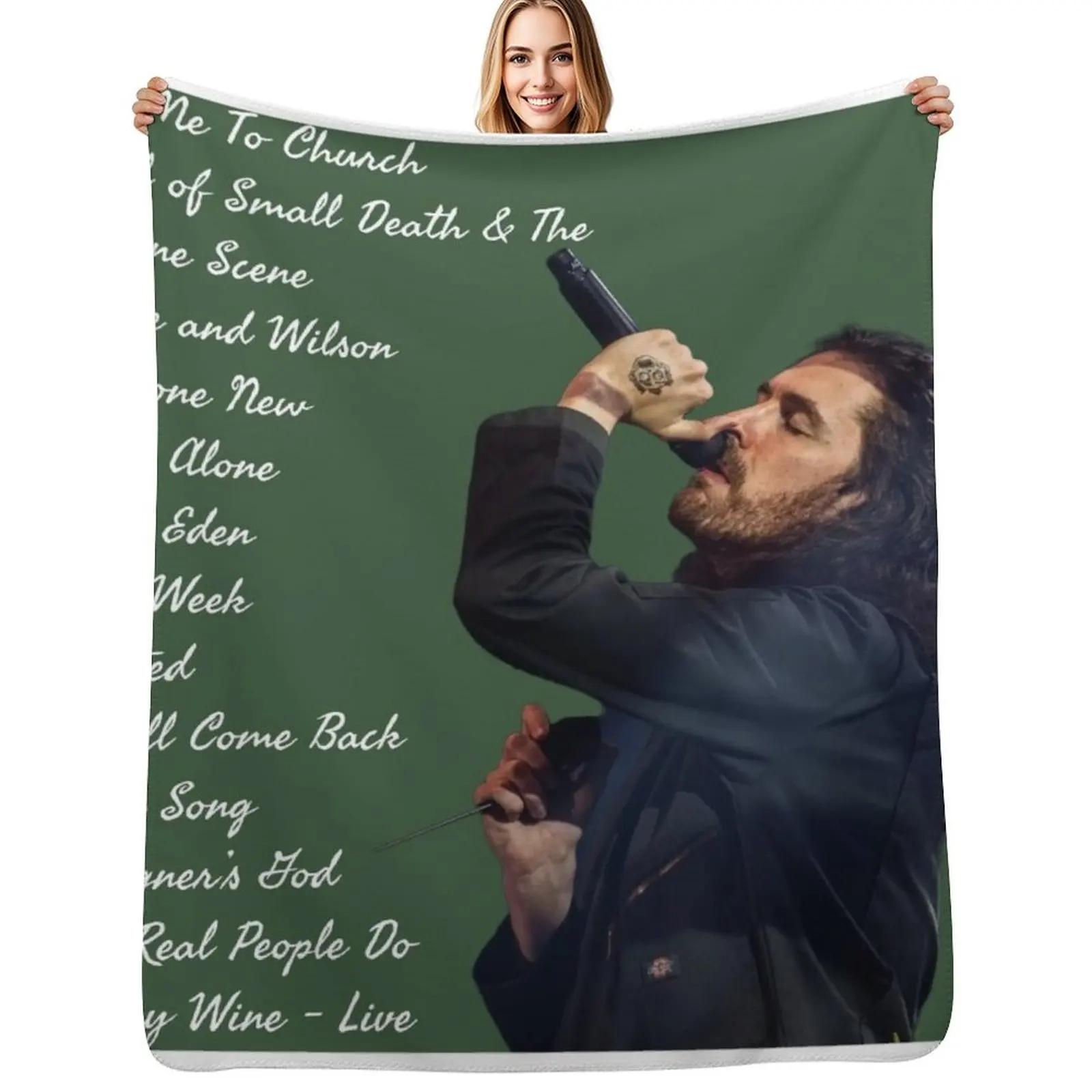 

Hozier first album Throw Blanket Plush Cute Plaid Softest Blankets For Baby Blankets