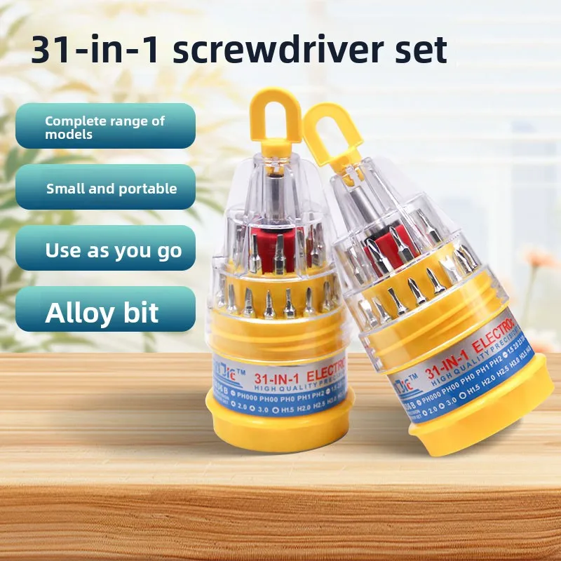 31in 1 Precision Screwdriver Set for IPhone Samsung Laptop PC Repair Mini Multi-Function Crosshead Flathead Torx Hex Driver