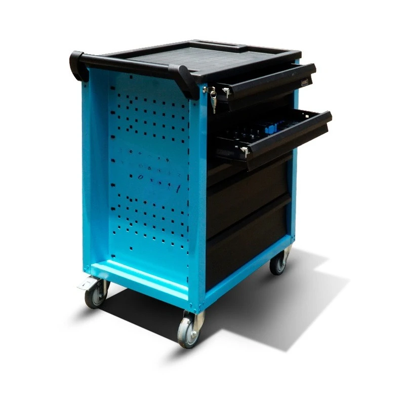Tool Cart Set 6 Drawer Multifunctional Maintenance Cart Car Room Tool Cabinet, Mobile Auto Repair Cabinet