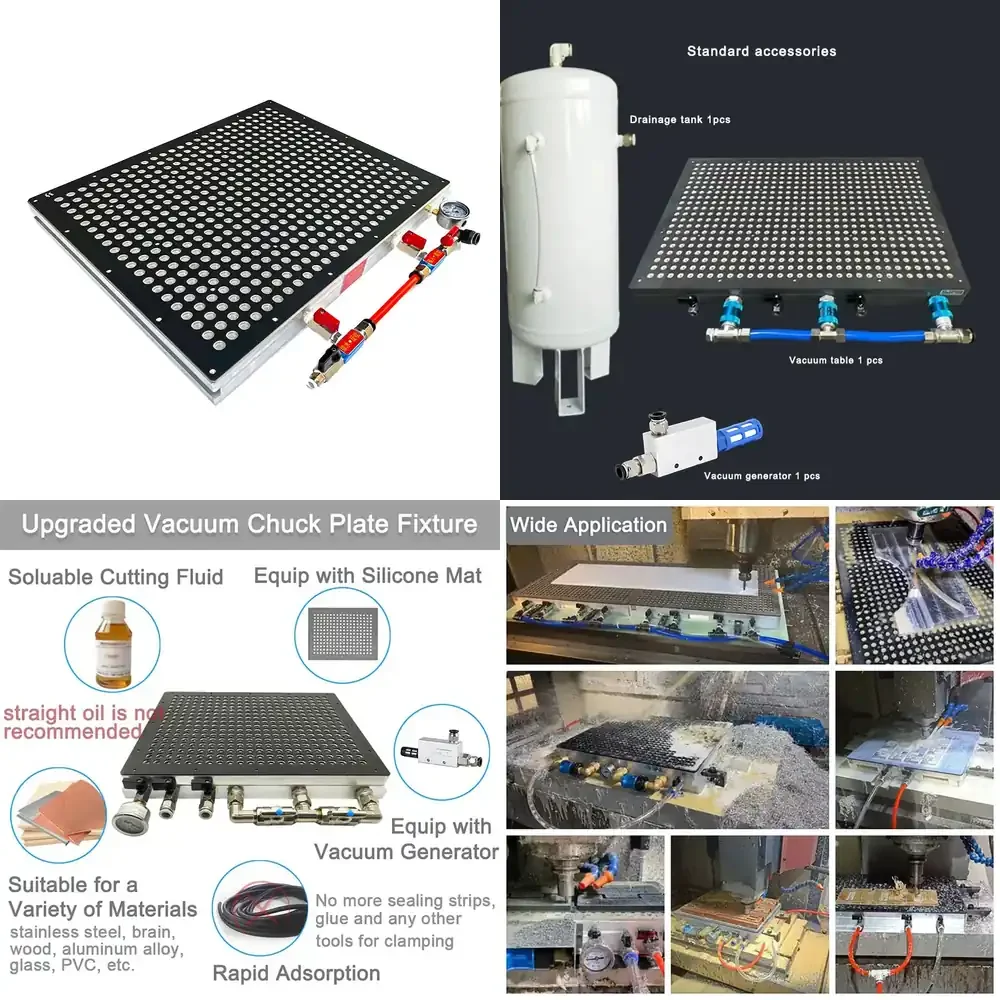 

3040 Powerful Porous Vacuum Chuck Product Chuck Suction Cup for CNC Machining Center Factory Direct Sales Complete