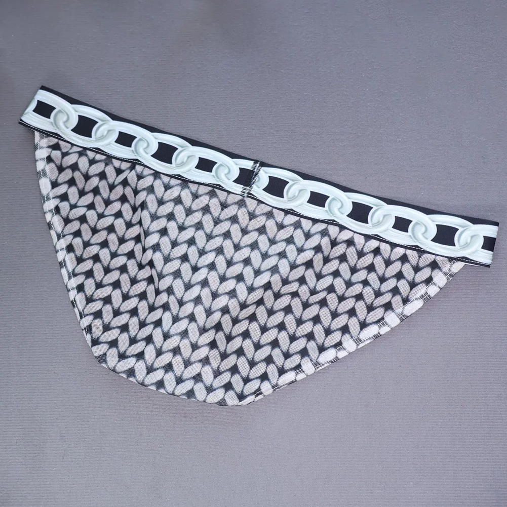 الرجال مثير الملابس الداخلية شبكة الرجال سراويل الانتفاخ الحقيبة سلاسل نمط الرجال السروال مثير اكسسوارات للرجال انظر من خلال ملخصات