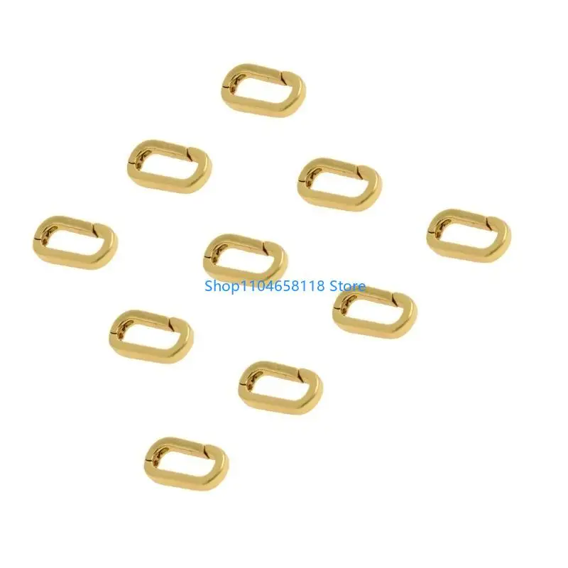 

10pcs Sterlings Silver Openable Clasp for Elegant Beadwork Jewelry Designs