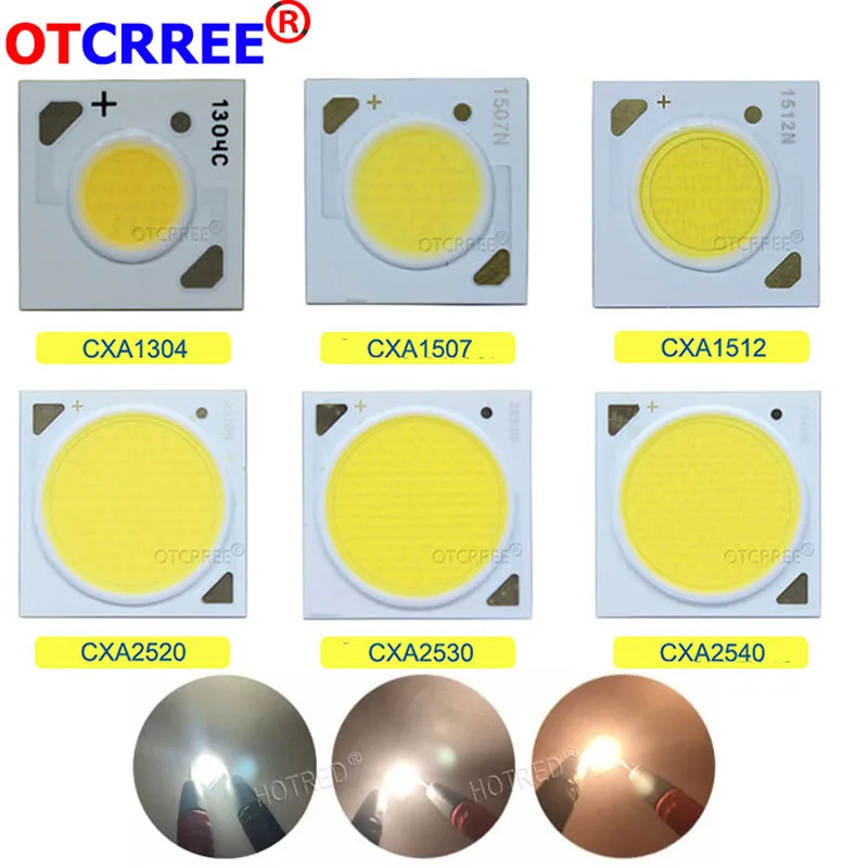 10 sztuk/partia oryginalne wysokiej CRI90-93 LED CXA1304 CXA1507 CXA1816 CXA2520 CXA2530 CXA2540 2700 k3000k 3500K 4000K CRI90 COB Chip dioda