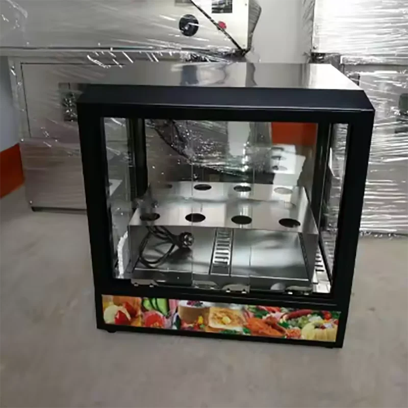 

110v 220v Snack Food Pizza Cone Display Electric Cone Pizza Warmer showcase for Sale