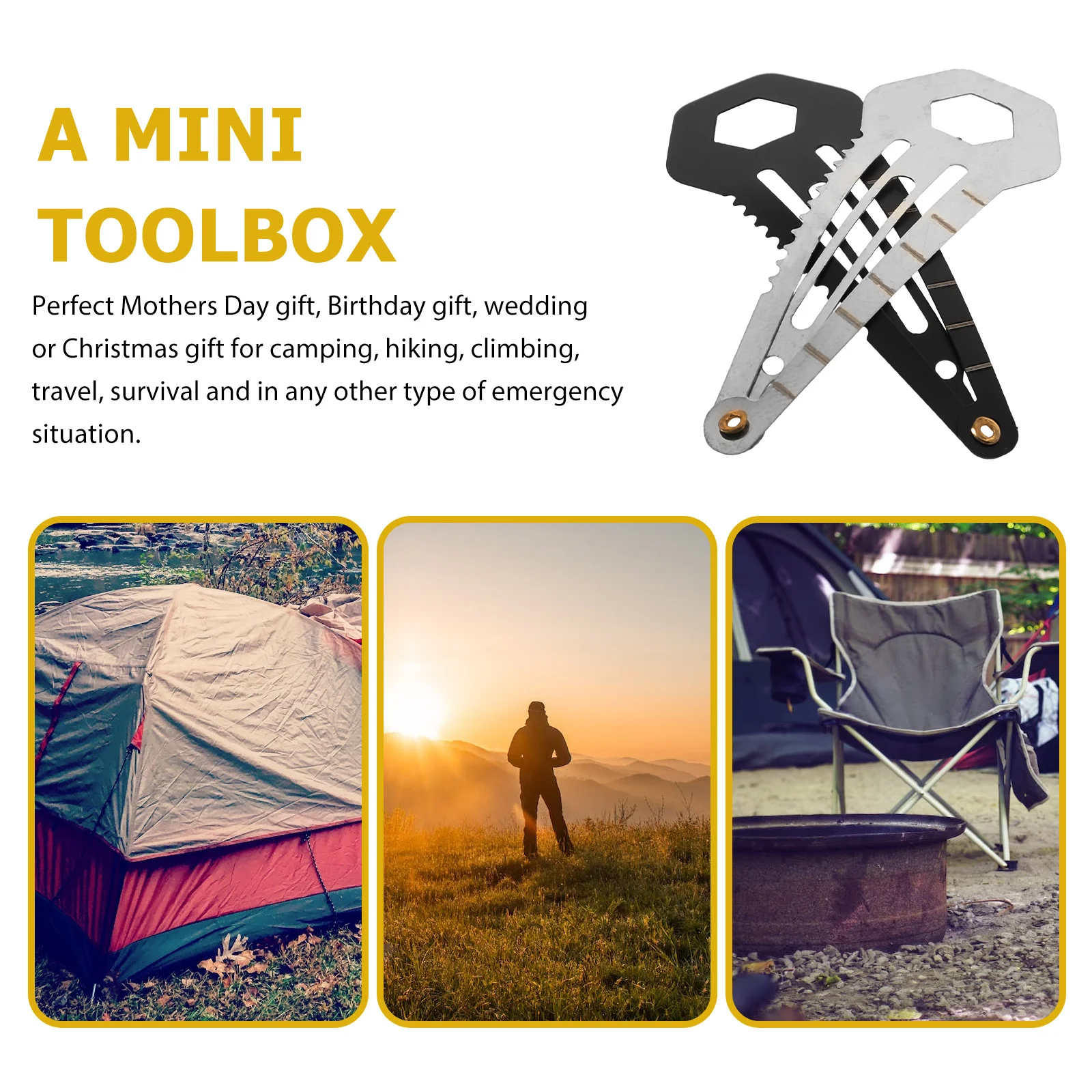 

10pcs Multifunction Hairpins Stainless Steel Durable Diy Style Kids Family Friends Gift Pocket Carry Tool Silver