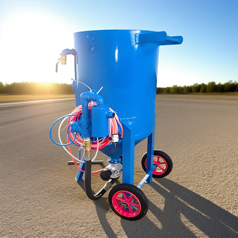 Industrial Dry Wet Sandblasters For Clear Rust And Stains Manual Cleaning Type For Sand Blasting Cleaning Sandblasting Machine