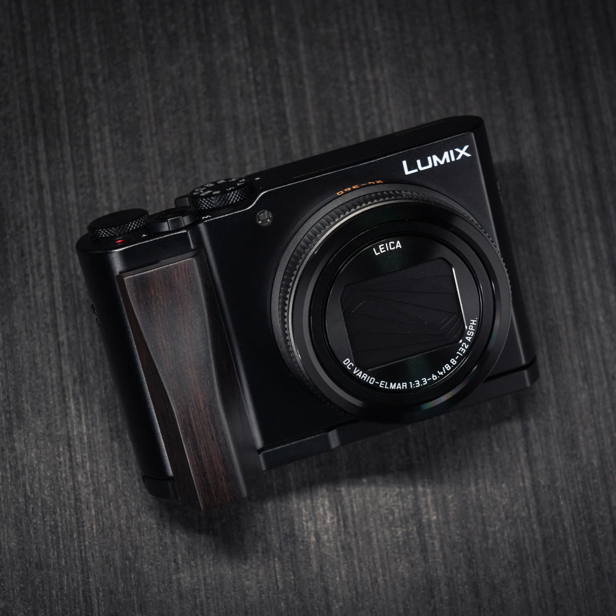 Holz-Handgriff-L-Halterung für Panasonic Lumix ZS300 Kamera mit Schnellwechsel-L-Plattenhalterung Ultraleicht mit Legierungsbasis – Detail 6