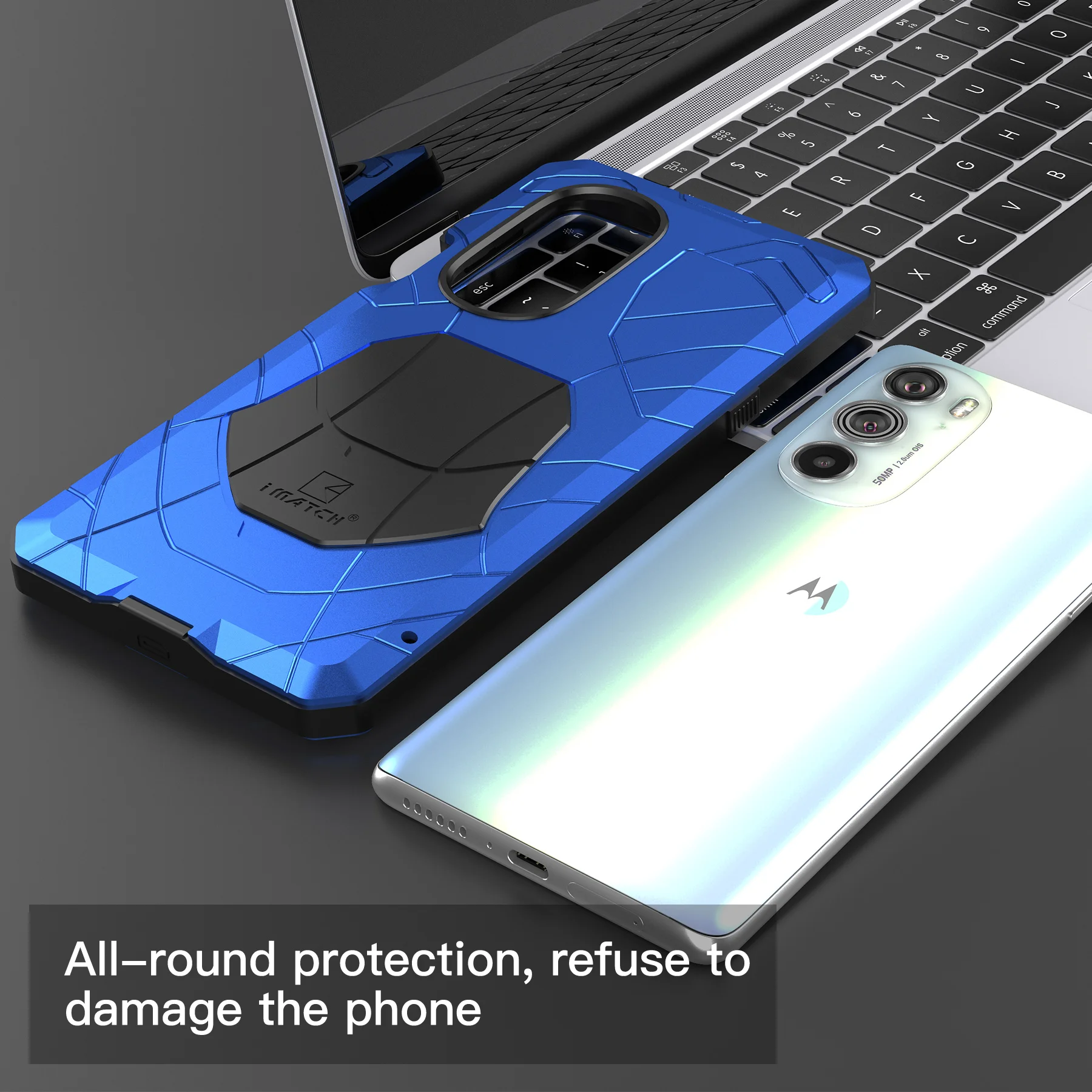 

Case For Moto Edge X30 Metal Heavy Duty Protection Cover Shockproof Dropproof Dustproof Motorola Edge X30 Phone Case