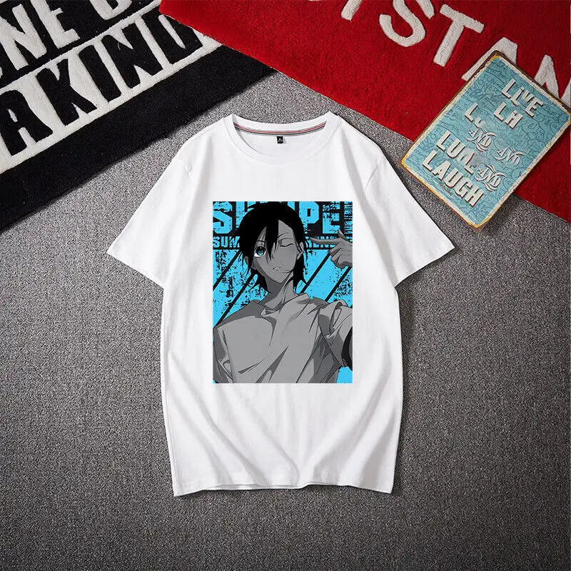 Summer Time Rendering Summer Anime Cosplay T-shirt Short Sleeve Unisex Men TEE