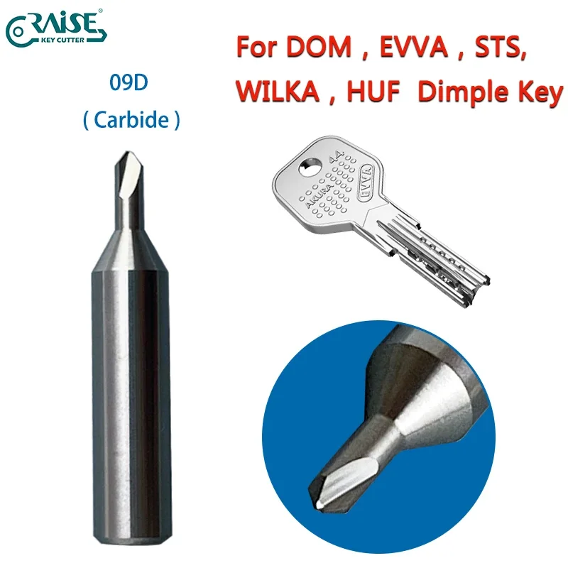 

Silca Futura Cutter 09D Aftermarket for DOM EVVA STS WILKA HUF Dimple Key Locksmith Tools