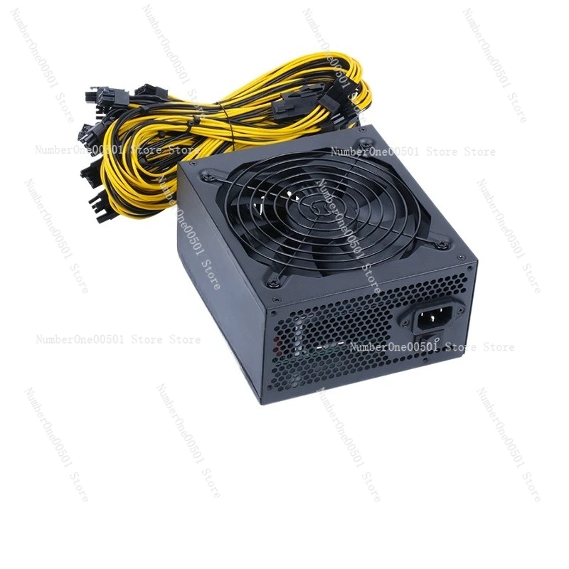 4U Server Power Supply 2000W 8 GPU Mining PSU for B75 B85 X79 Motherboard Silent Redundant