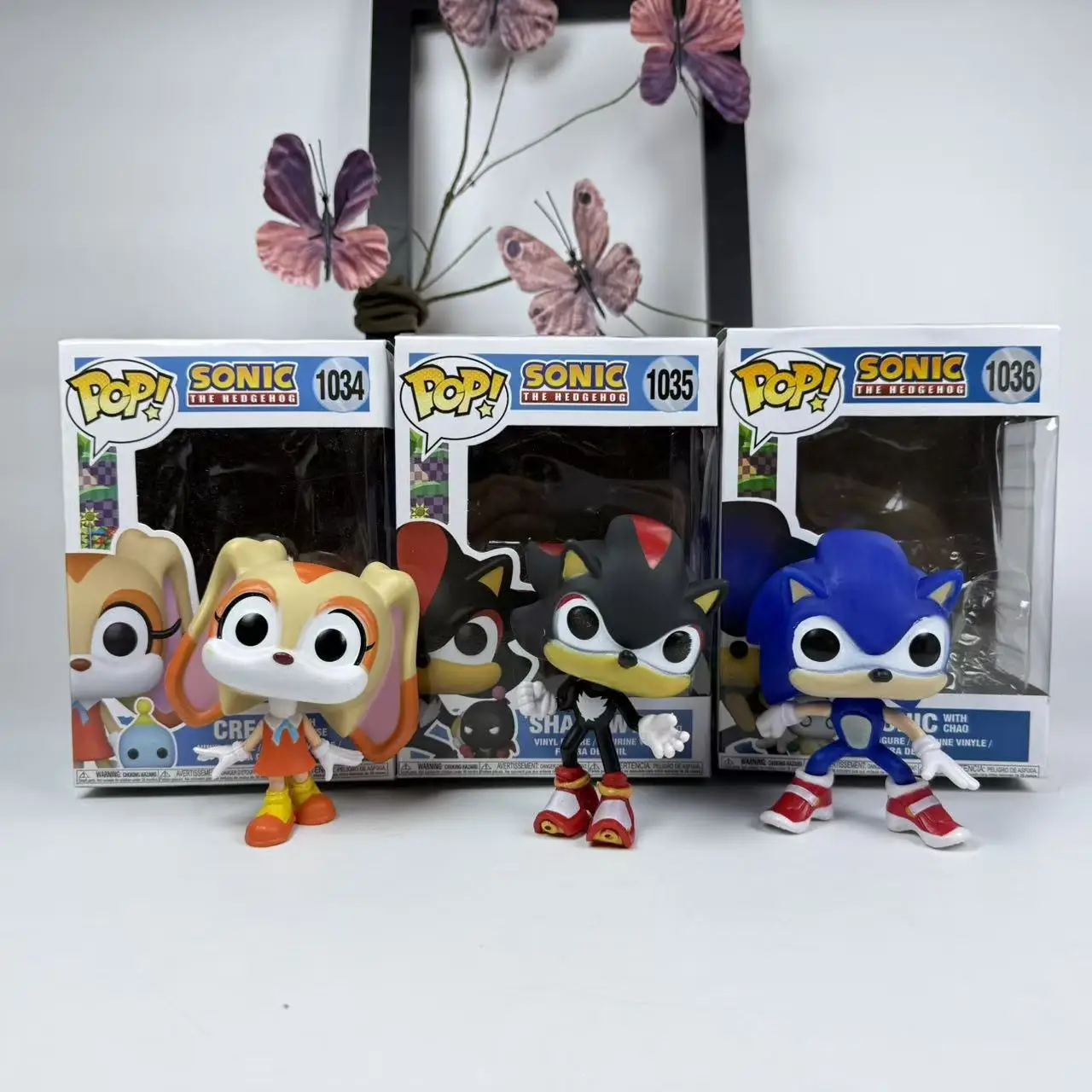 Figura Coleccionable de Sonic Super Sonic Shadow Amy Rouge, Modelo de Personaje de Videojuego, Adorno de Escritorio, Regalo de Cumpleaños para Niños