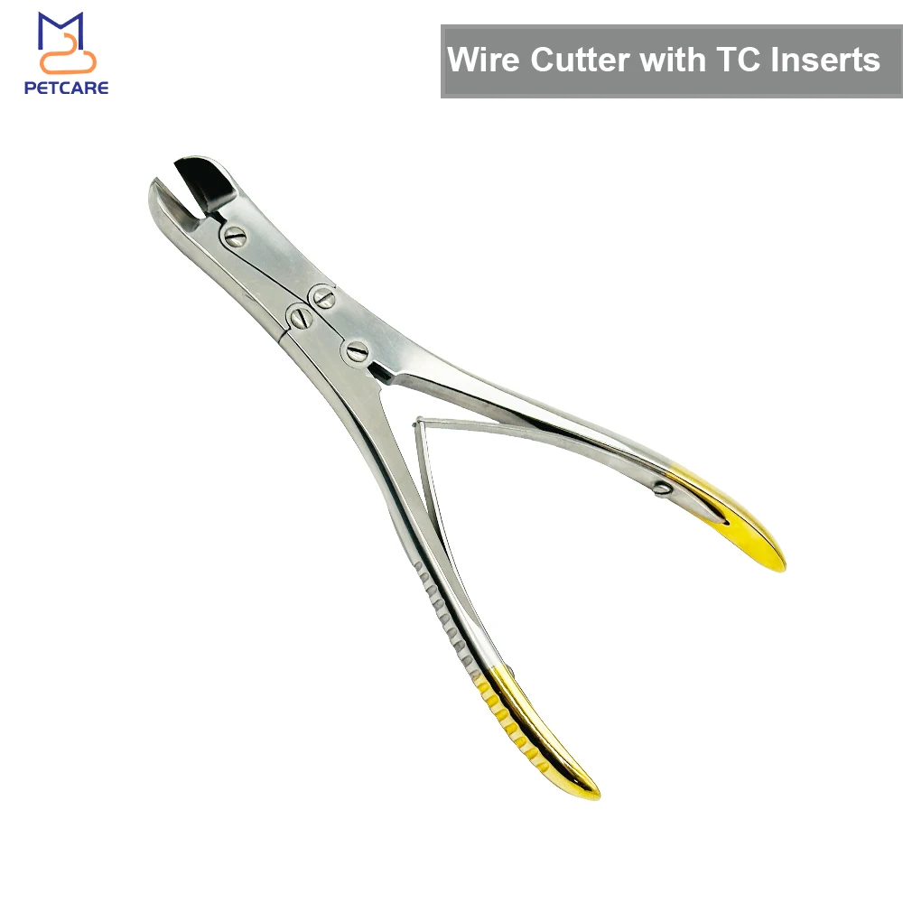 

1pc Double-action Joint Wire Cutter with TC Inserts Mascotas Veterinaria Accessories Orthopedic Hand Tools Veterinary Equipments