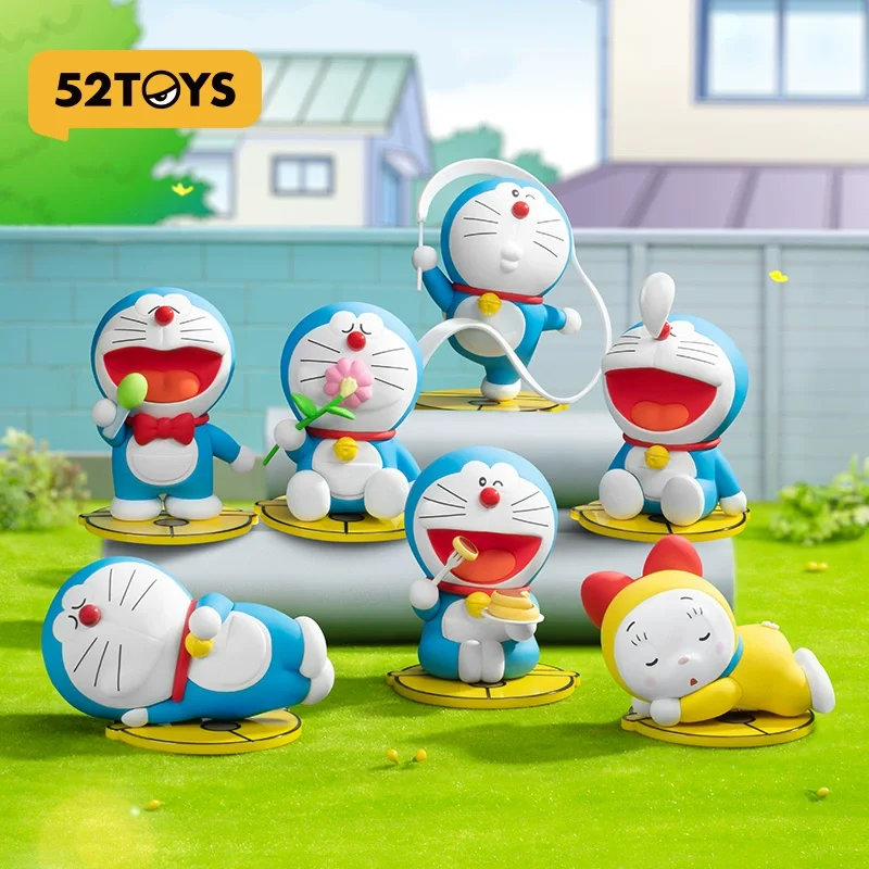 

52 игрушки Doraemon Leisure Time Series слепая коробка классические украшения ручной работы окружающая коллекция игрушек в подарок