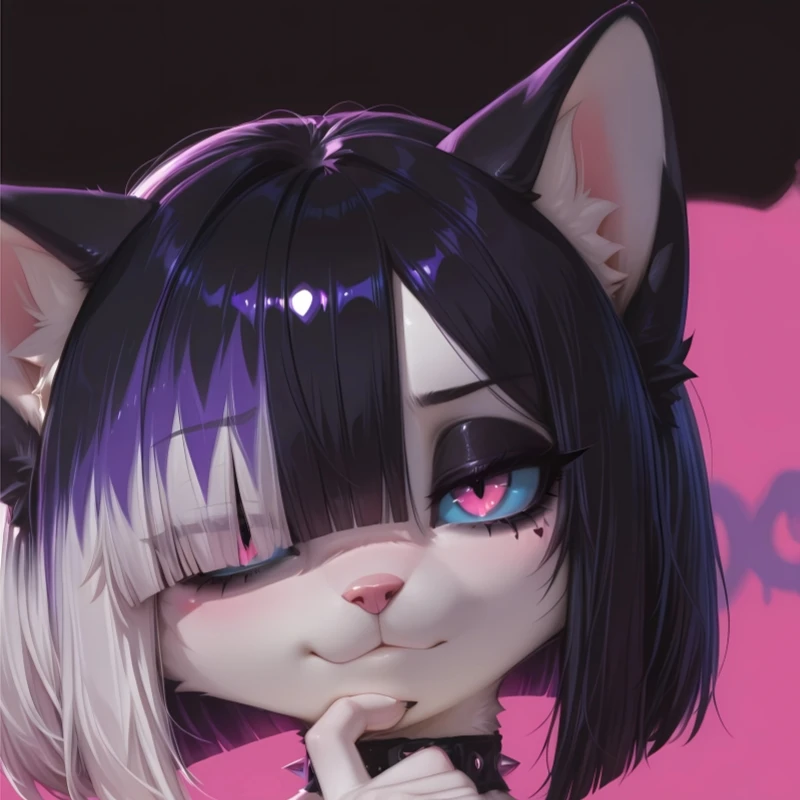 Dakimakura Anime Pillowcase Goth cat and hound Double-sided Print Life-size Body Pillow Cover Bedding Gifts