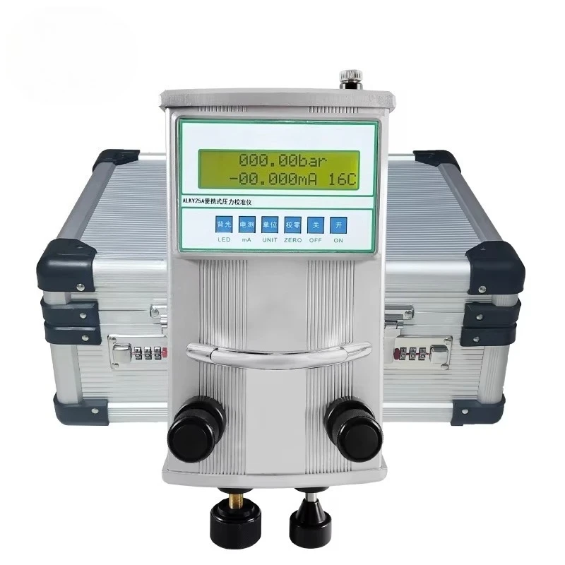 

ALKY25A Portable Digital Pressure Calibrator High Specification Accurate Measurement Temperature Compensation -0.95-25