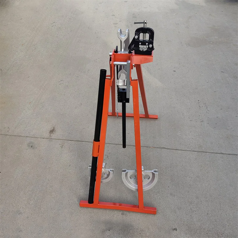 Mechanical Cold Forming Pipe Bender Manual Smooth Arc Galvanized Tube Bender Metal Pipeline Construction Working Hand Tool Kit