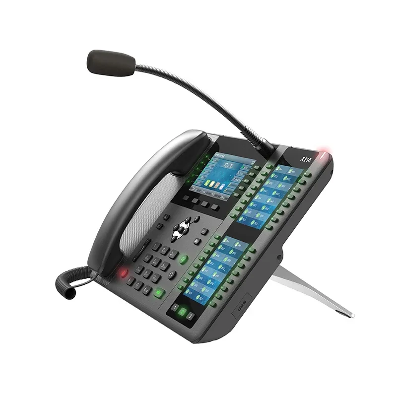 Visualization Paging Console Phone With  20 SIP lines Support 3 Way Conference Call