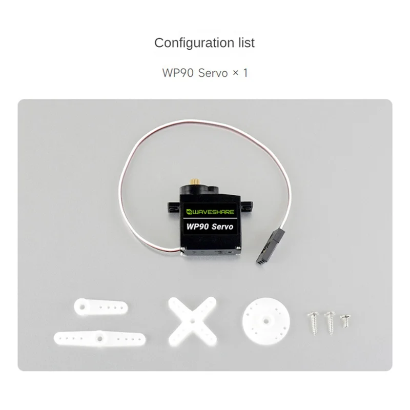 A44F-Waveshare Wp90 Servo digital 2,3 kg Diente de cobre Servo digital Control de motor de alto par