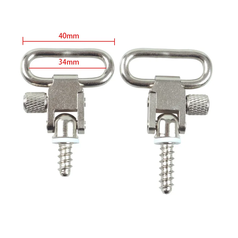 2Pc Quick Detachable Sling Swivel Stud For Gun Rifle Hunting W/Screws Sling Mount Hunting Accessories Kit