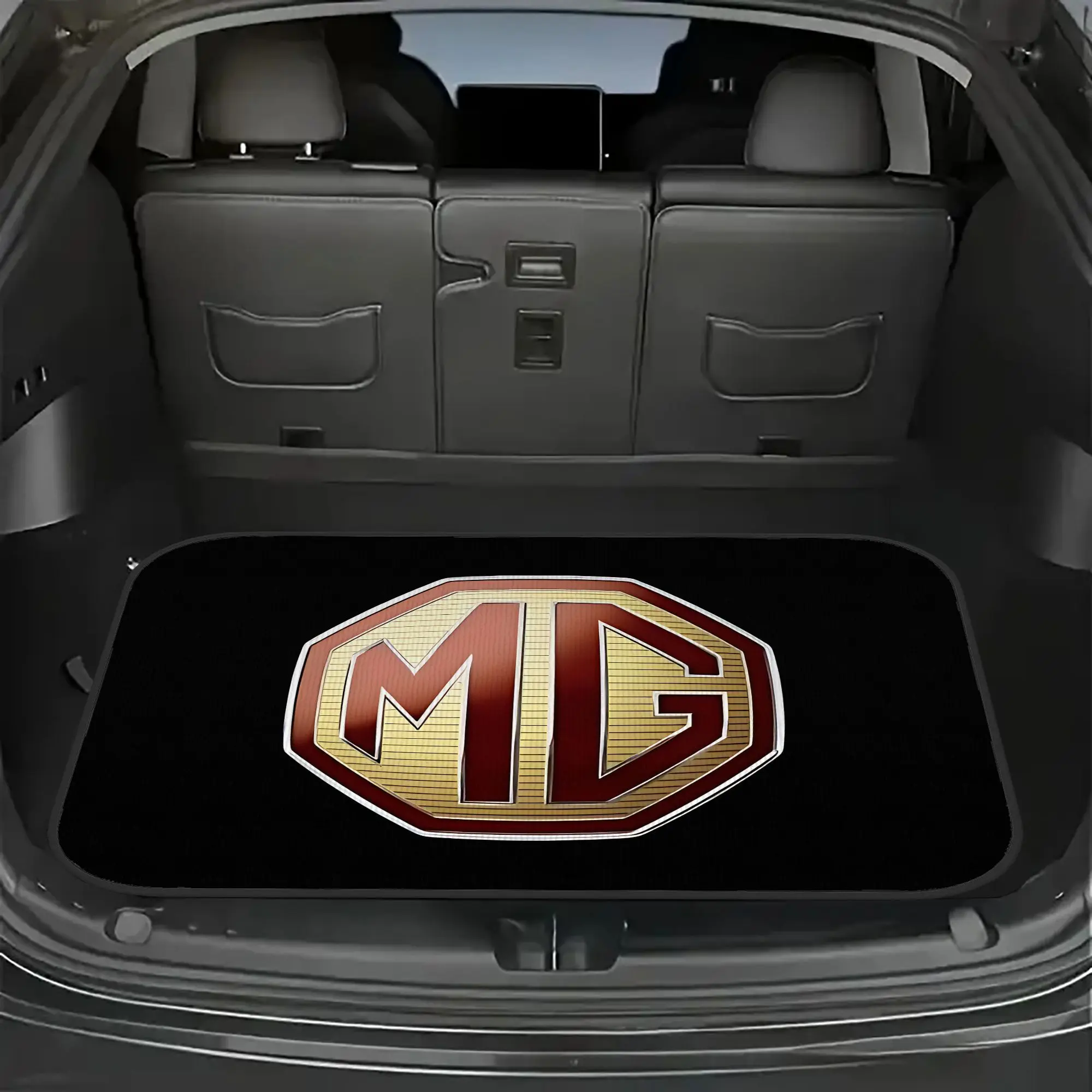 A Practical Trunk Mat For Everyday Use, Crafted From Easy-To-Clean Polyester, Compatible With Different Car Models. Its Sleek An