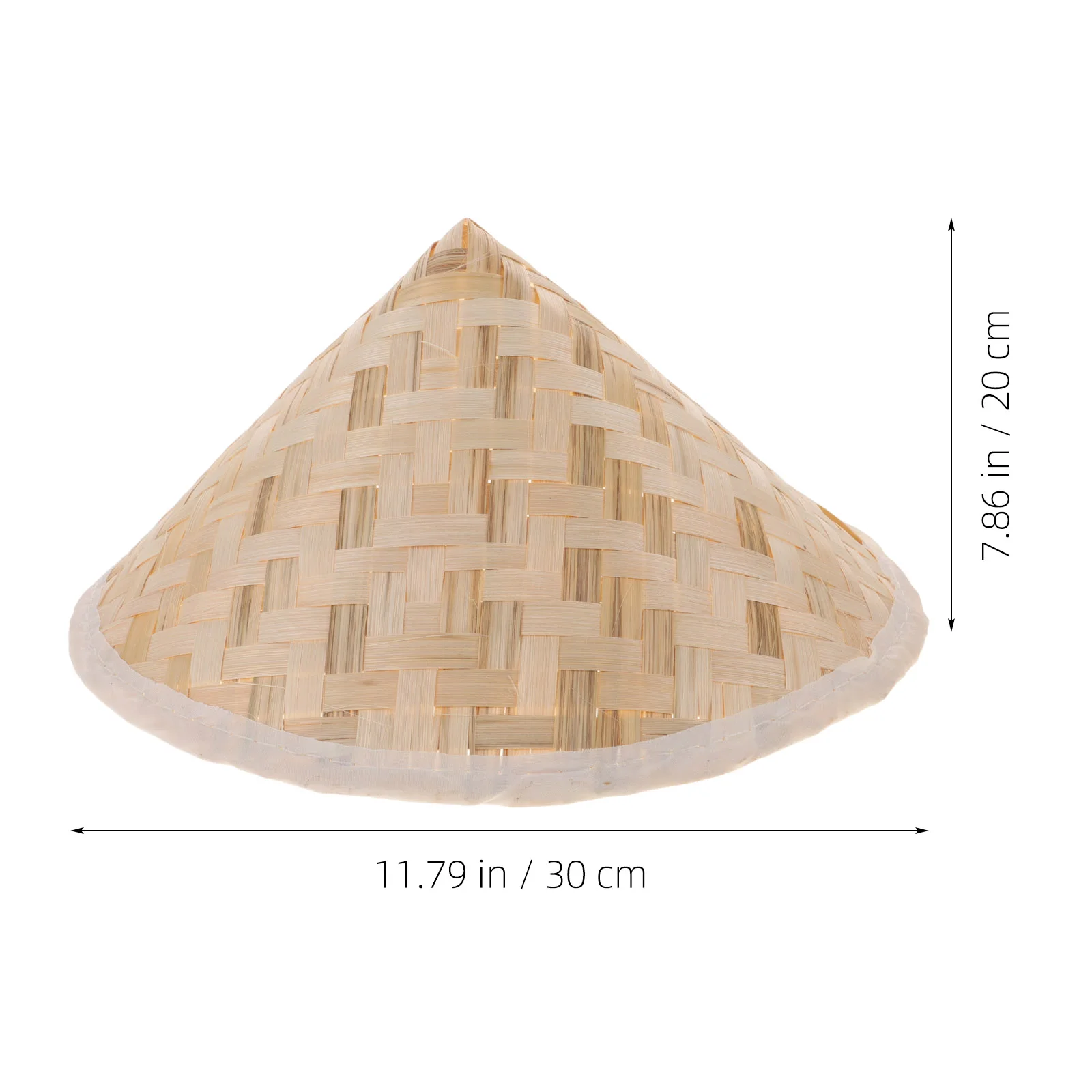 Bamboo Hat Summer Home Natural Ornament Photo Prop Decorative Straw Children Woven Hand-woven